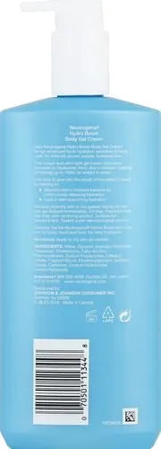 Neutrogena Hydro Boost Body Gel Cream With Hyaluronic Acid, Hydrating Body Lotion For Dry Skin, Fragrance-Free Hyaluronic Acid Moisturizer, 16 OZ (Pack of 2)