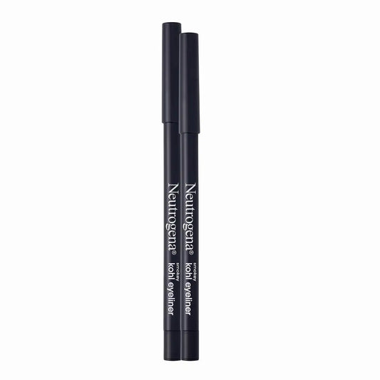 Neutrogena Smokey Kohl Eyeliner with Antioxidant Vitamin E, Water-Resistant & Smooth-Gliding Eyeliner Makeup, Smokey Gray, 0.014 oz (Pack of 2)