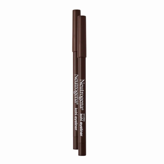 Neutrogena Smokey Kohl Eyeliner with Antioxidant Vitamin E, Water-Resistant & Smooth-Gliding Eyeliner Makeup, Dark Brown, 0.014 oz (Pack of 2)