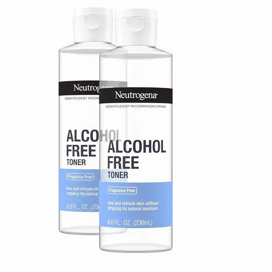 Neutrogena Alcohol-Free Gentle Face Toner | Fragrance-Free | Hypoallergenic | 8 fl. oz | Pack of 2