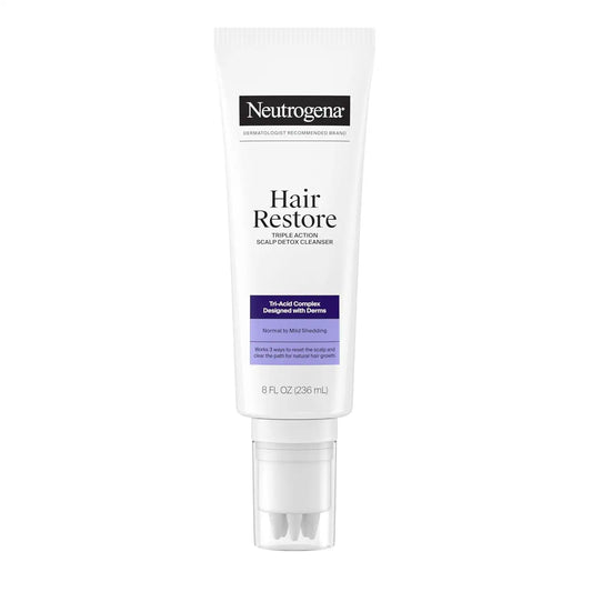 Neutrogena Hair Restore Triple Action Scalp Detox Cleanser, 8 fl. oz