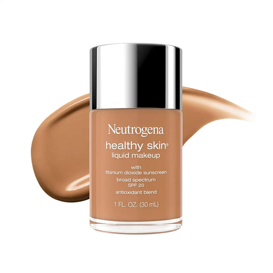 Neutrogena Healthy Skin Liquid Foundation Makeup Warm Bronze 420W, 1 fl. oz