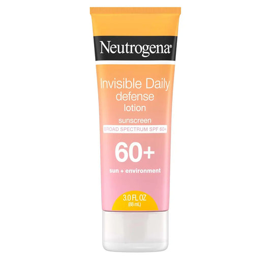 Neutrogena Invisible Daily Defense Sunscreen Lotion SPF 60+, 3.0 fl oz