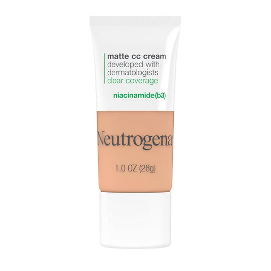 Neutrogena Clear Coverage Flawless Matte CC Cream, Sand, 1 oz