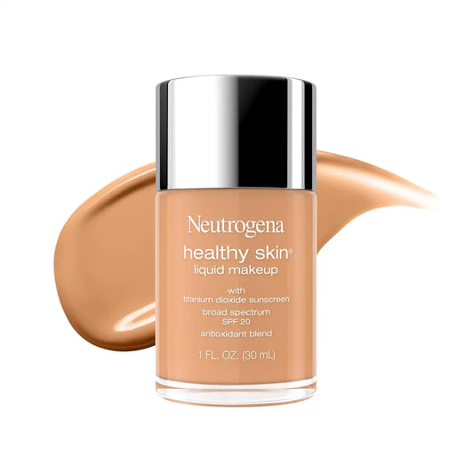 Neutrogena Healthy Skin Liquid Foundation Makeup, Fresh Beige 380W 1 fl. oz