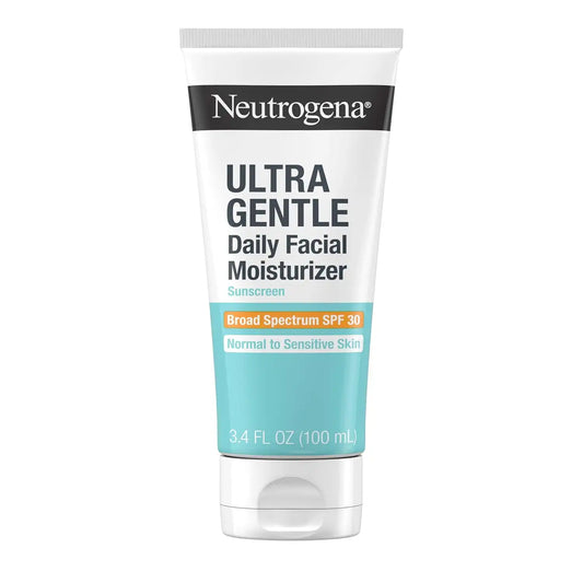 Neutrogena Ultra Gentle Daily Facial Moisturizer, Fragrance-Free, 3.4 Fl Oz (Pack of 12)
