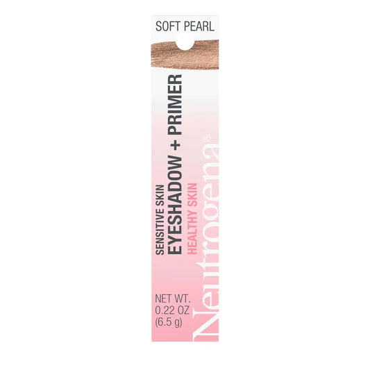 Neutrogena Sensitive Skin Eyeshadow + Primer, Soft Pearl, 0.22 oz