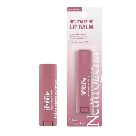 Neutrogena Revitalizing Tinted Lip Balm SPF 20, Sheer Petal Glow, .15 oz