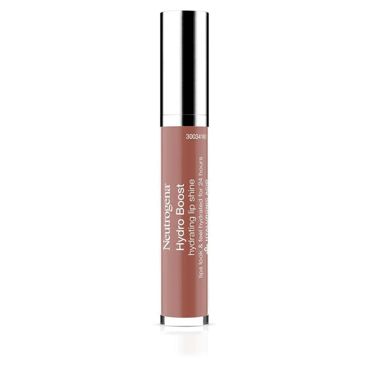 Neutrogena Hydro Boost Moisturizing Lip Gloss, 27 Almond Nude, 0.10 oz