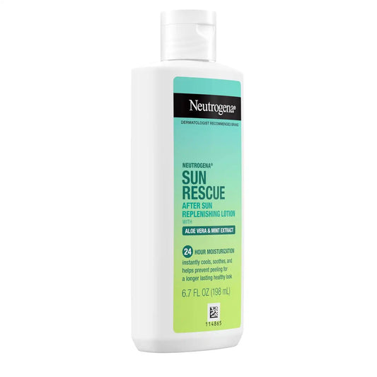 Neutrogena Sun Rescue After Sun Replenishing Lotion, Aloe Vera, 6.7 oz