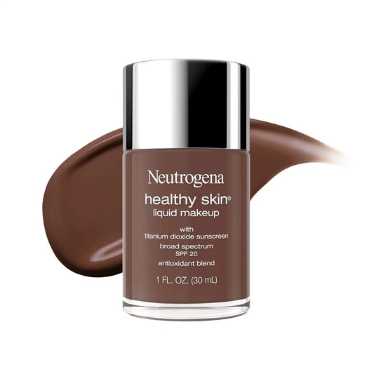 Neutrogena Healthy Skin Liquid Foundation Makeup, Walnut 550C, 1 fl. oz