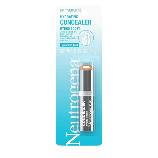 Neutrogena Hydro Boost Concealer Stick, 30 Light/Medium, 0.12 oz