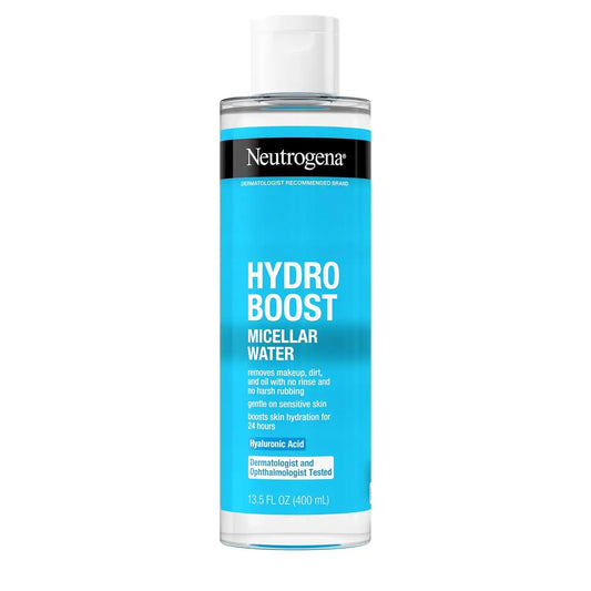 Neutrogena Hydro Boost Micellar Water with Hyaluronic Acid, 13.5 Fl Oz (Pack of 6)