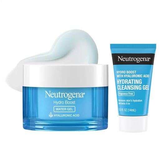 Neutrogena Hydro Boost Water Gel + Trial Cleanser, 2 pk