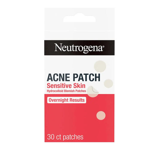 Neutrogena Acne Patches for Sensitive Skin, 2 Sizes, 30 Count