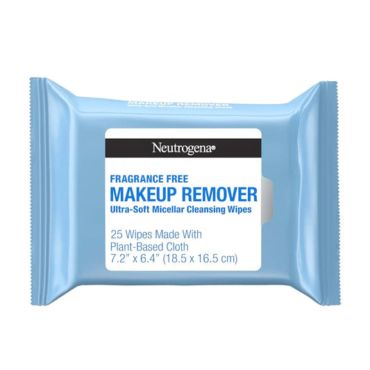 Neutrogena Makeup Remover Wipes, Fragrance-Free, 25 Ct