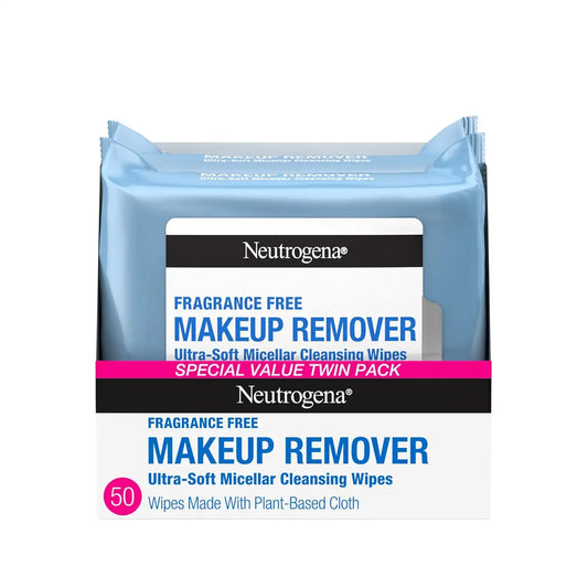 Neutrogena Makeup Remover Wipes, Fragrance-Free, 25 Count (Pack of 24)
