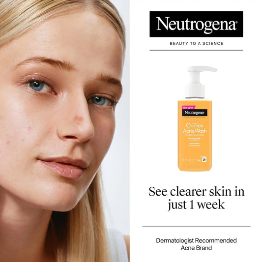 Neutrogena Oil Free Acne Face Wash, 6 fl. oz