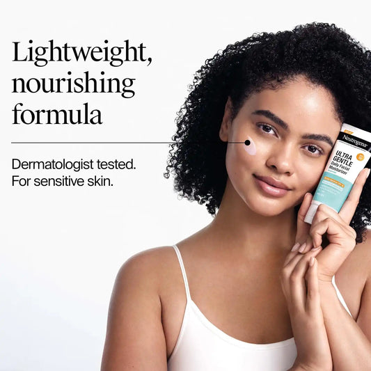 Neutrogena Ultra Gentle Daily Face Moisturizer, Fragrance-Free, 3.4 fl. oz