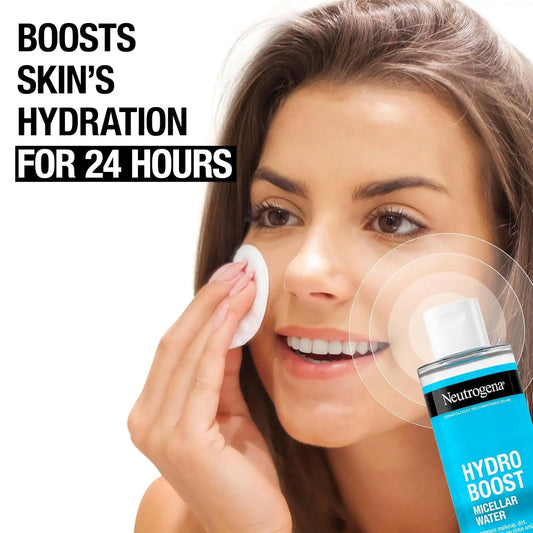 Neutrogena Hydro Boost Micellar Water with Hyaluronic Acid, 13.5 Fl Oz (Pack of 6)
