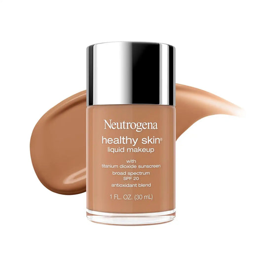 Neutrogena Healthy Skin Liquid Foundation Makeup, Bronze 430N, 1 fl. oz