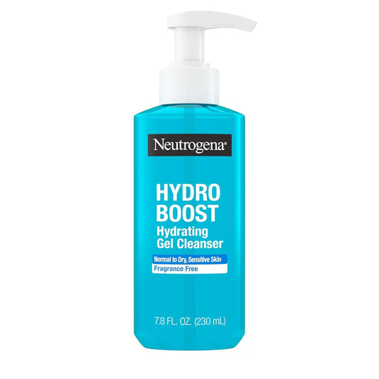 Neutrogena Hydro Boost Hydrating Gel Cleanser, Fragrance-Free, 7.8 fl. oz