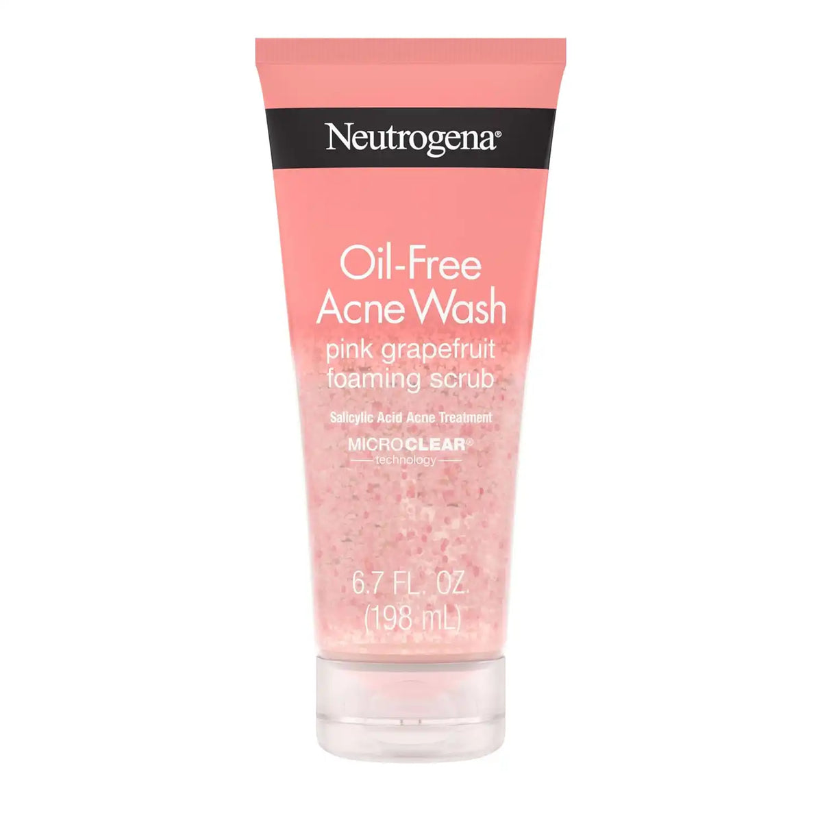 Neutrogena Oil Free Pink Grapefruit Acne Face Scrub, 6.7 oz