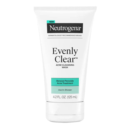 Neutrogena Evenly Clear Acne Cleansing Face Mask, 4.2 Ounce (Pack of 12)