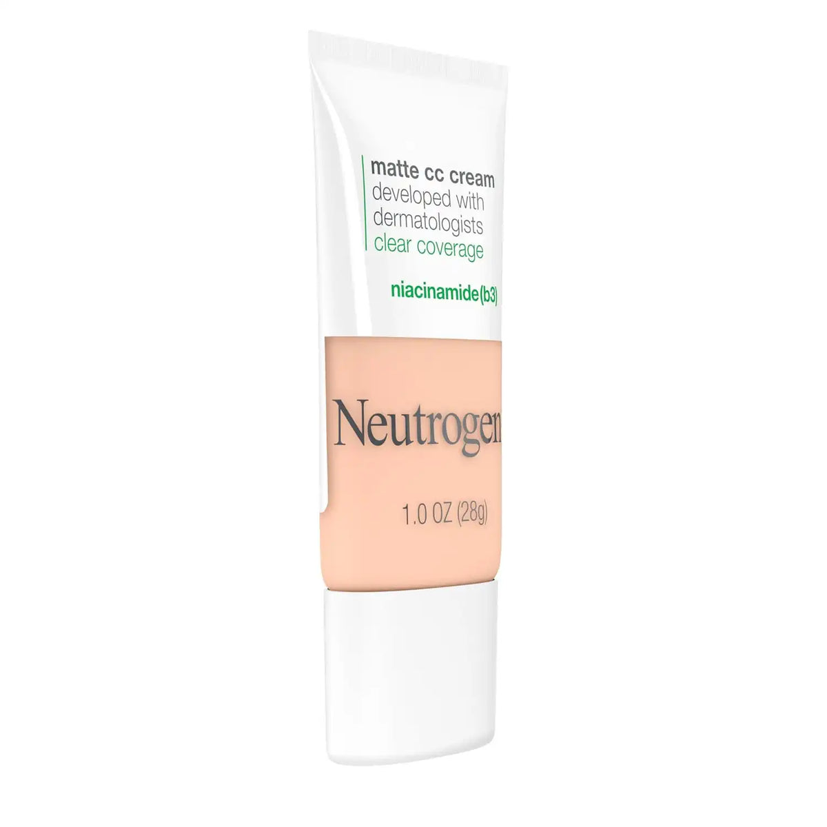 Neutrogena Clear Coverage Flawless Matte CC Cream, Shell, 1 oz