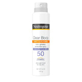 Neutrogena Clear Body Sunscreen Spray SPF 50, 5 oz