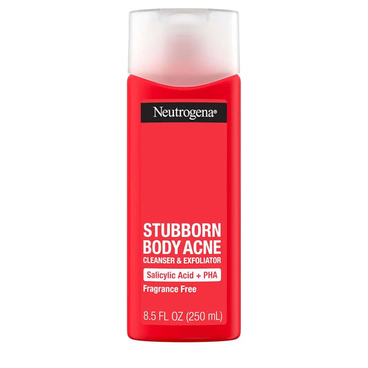 Neutrogena Stubborn Acne Body Wash & Exfoliating Cleanser, 8.5 oz