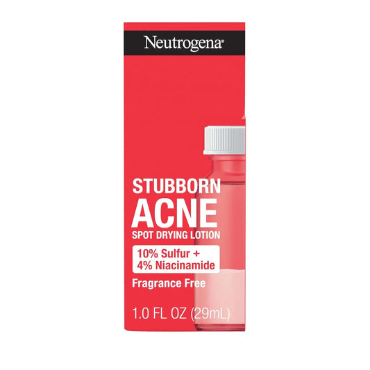 Neutrogena Stubborn Acne Spot Drying Lotion, 10% Sulfur, 1 fl oz