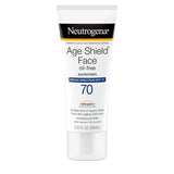 Neutrogena Age Shield Face Sunscreen Lotion SPF 70, 3 fl oz, 2 Pack