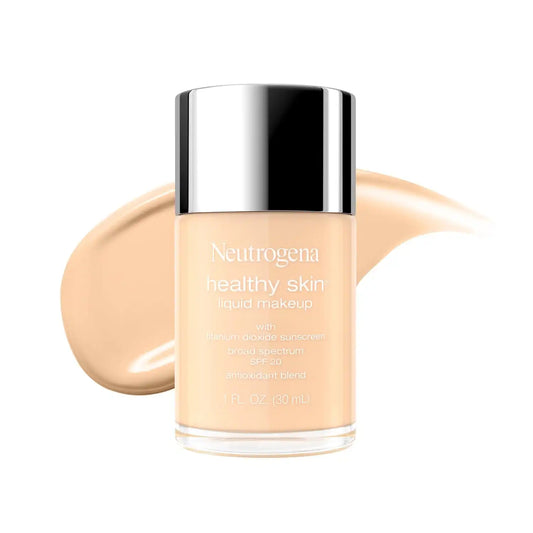Neutrogena Healthy Skin Liquid Foundation Makeup Warm Shell 120W, 1 fl. oz