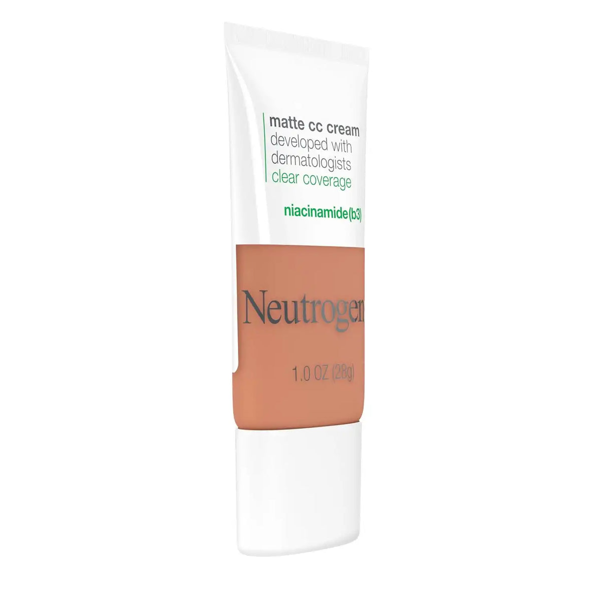 Neutrogena Clear Coverage Flawless Matte CC Cream, Ginger, 1 oz