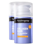 Neutrogena Collagen's Bank Face Moisturizer with SPF 30 Sunscreen, Larger Size Anti-Aging Face & Neck Collagen-Cream, Micro-Peptide, Support & Defend Skin’s Natural Collagen, 2.7 fl oz, (Pack of 2)