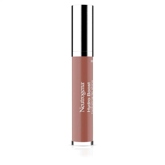 Neutrogena Hydro Boost Moisturizing Lip Gloss, 27 Almond Nude, 0.10 oz