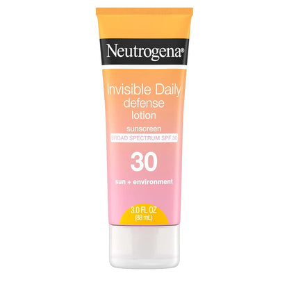 Neutrogena Invisible Daily Defense Sunscreen Lotion SPF 30, 3.0 fl oz