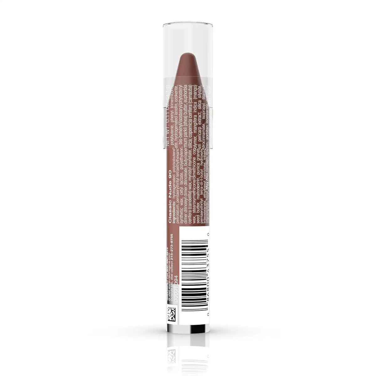 Neutrogena MoistureSmooth Color Stick, 90 Classic Nude, .011 oz
