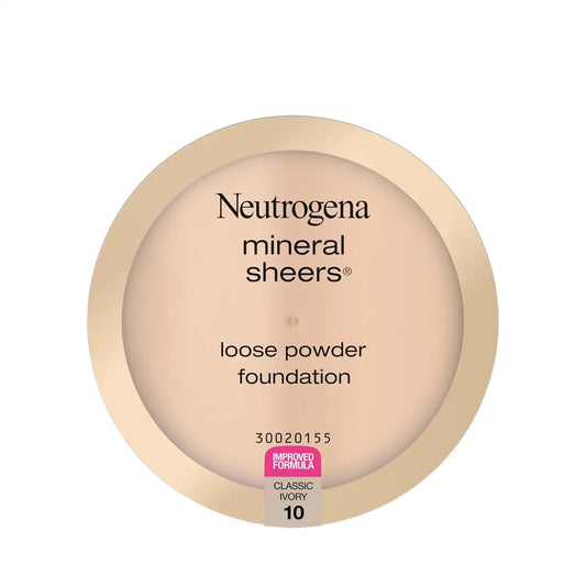 Neutrogena Mineral Sheers Loose Powder Foundation, Classical Ivory, .19 oz