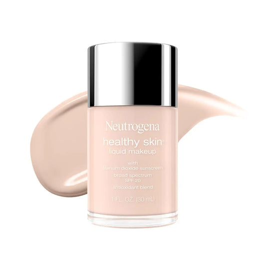 Neutrogena Healthy Skin Liquid Foundation Makeup, Shell 100C, 1 fl. oz