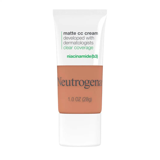 Neutrogena Clear Coverage Flawless Matte CC Cream, Ginger, 1 oz