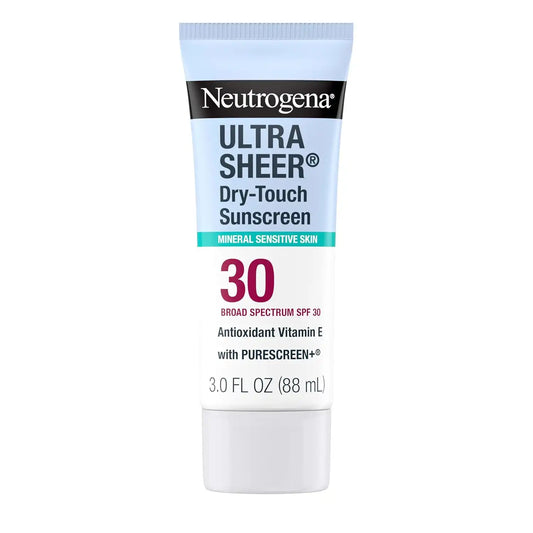 Neutrogena Ultra Sheer Dry-Touch Mineral Sunscreen SPF 30, 3 fl oz
