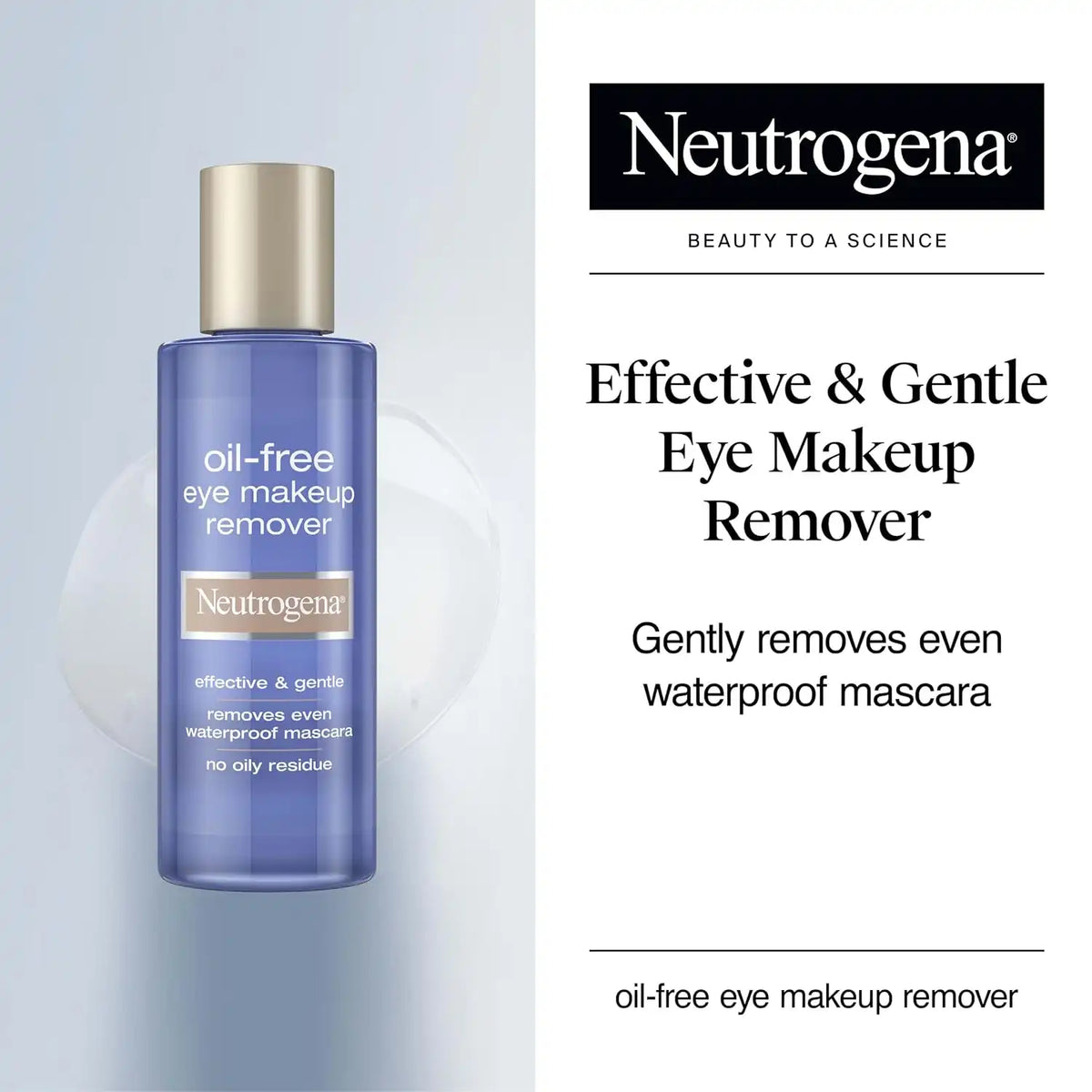 Neutrogena Oil-Free Eye Makeup Remover, 8 fl. oz