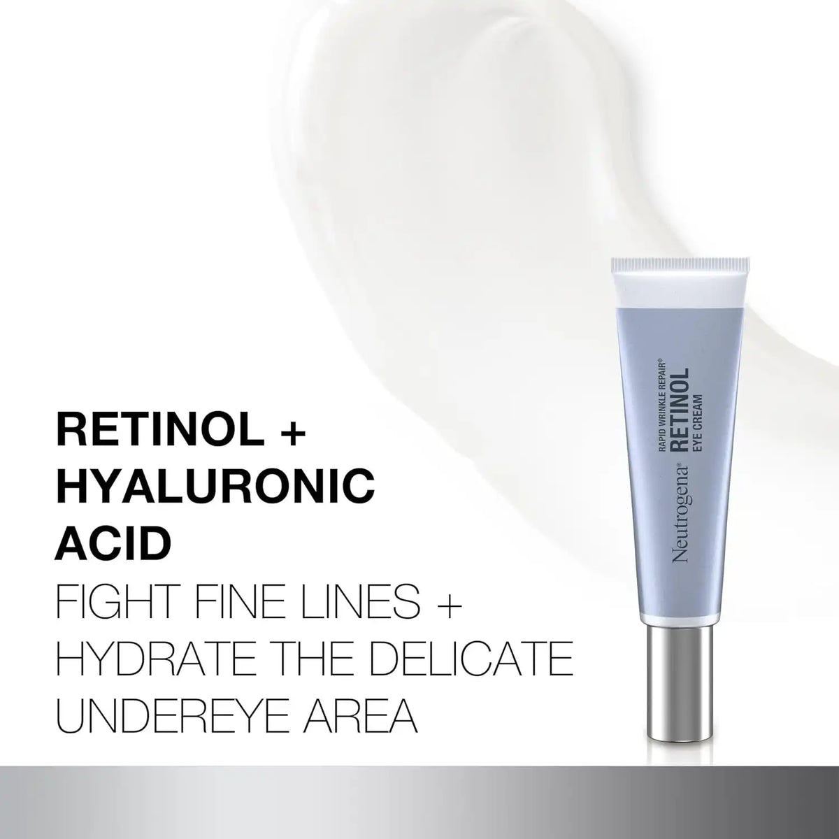 Neutrogena Rapid Wrinkle Repair Retinol Eye Cream for Dark Circles,Daily Anti-Aging Under Eye Cream with Retinol & Hyaluronic Acid to Fight Fine Lines,Wrinkles,& Dark Spots,0.5 fl. oz,(Pack of 12)