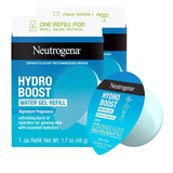 Neutrogena Hydro Boost Water Gel Face Moisturizer Refill Pod, Refill Pack-of Hyaluronic Acid Moisturizer for a Refreshing Burst of Hydration & Dewy Skin, Signature Fragrance, 1.7 oz,(Pack of 2)