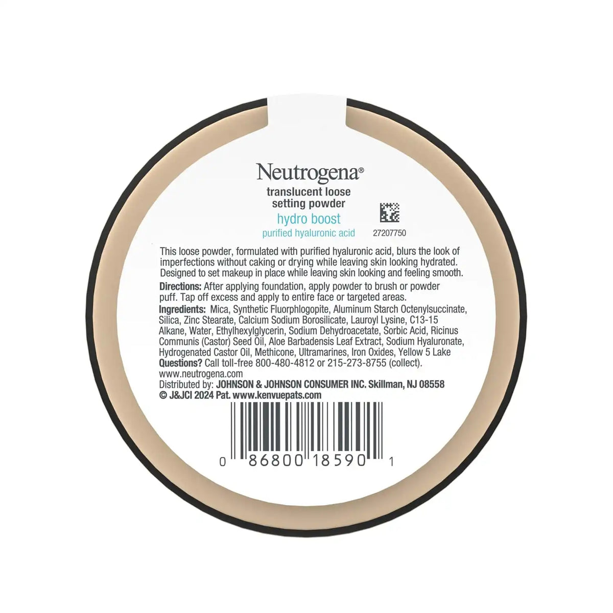 Neutrogena Hydro Boost Translucent Loose Setting Powder, .44 oz