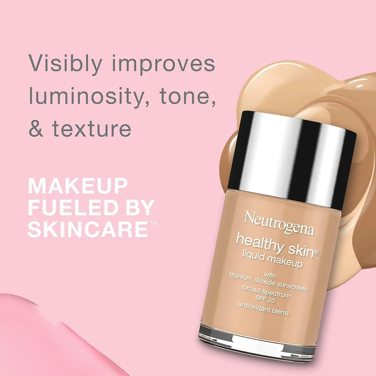 Neutrogena Healthy Skin Liquid Foundation, Medium Beige, 1 fl oz