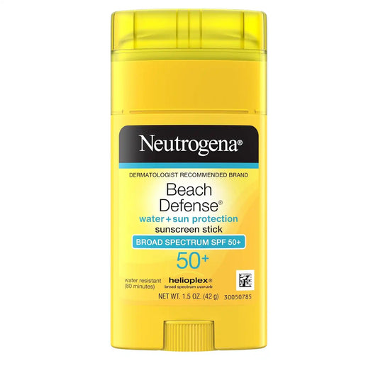 Neutrogena Beach Defense Sunscreen Stick SPF 50, 1.5 oz