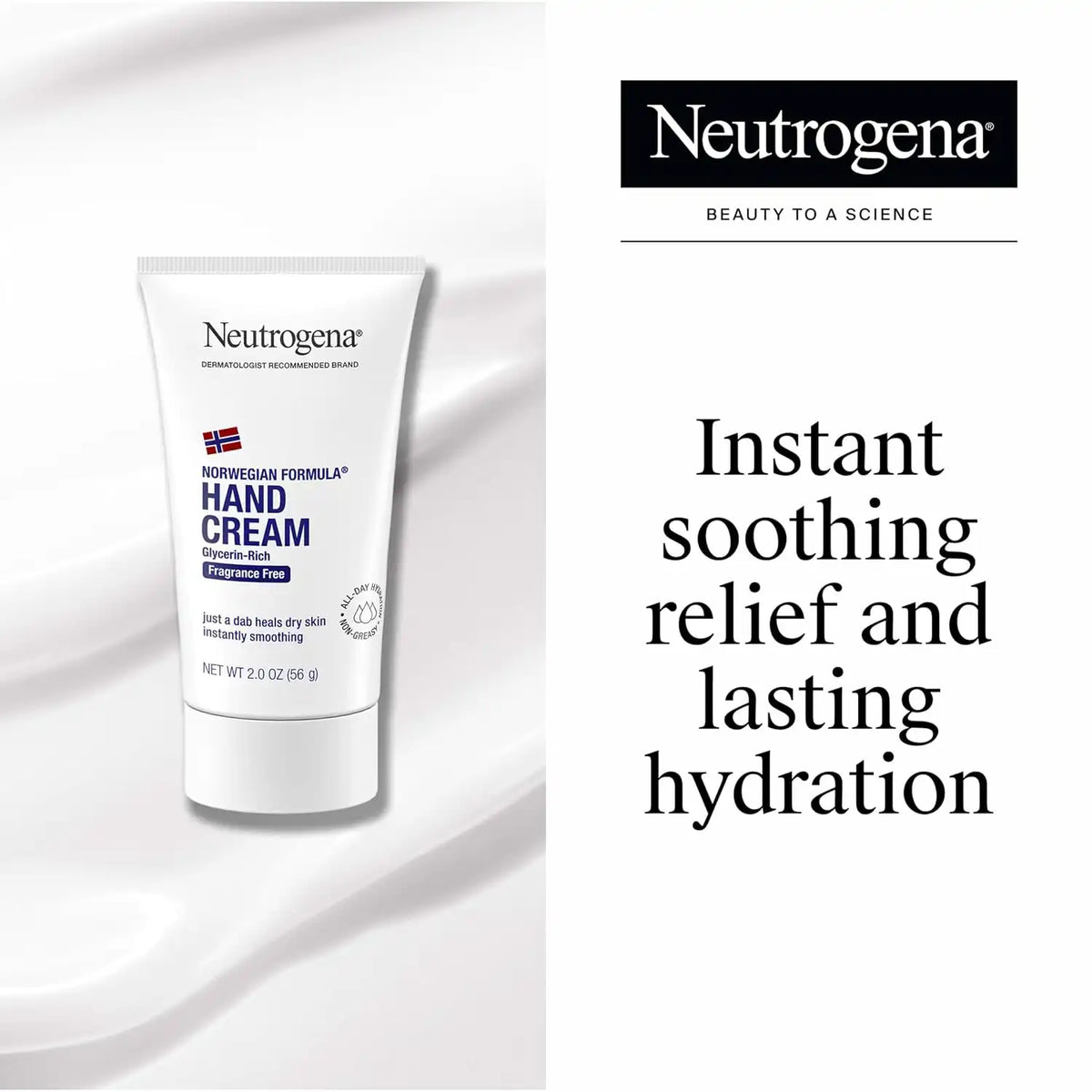 Neutrogena Norwegian Formula Hand Cream, Fragrance Free, 2 oz